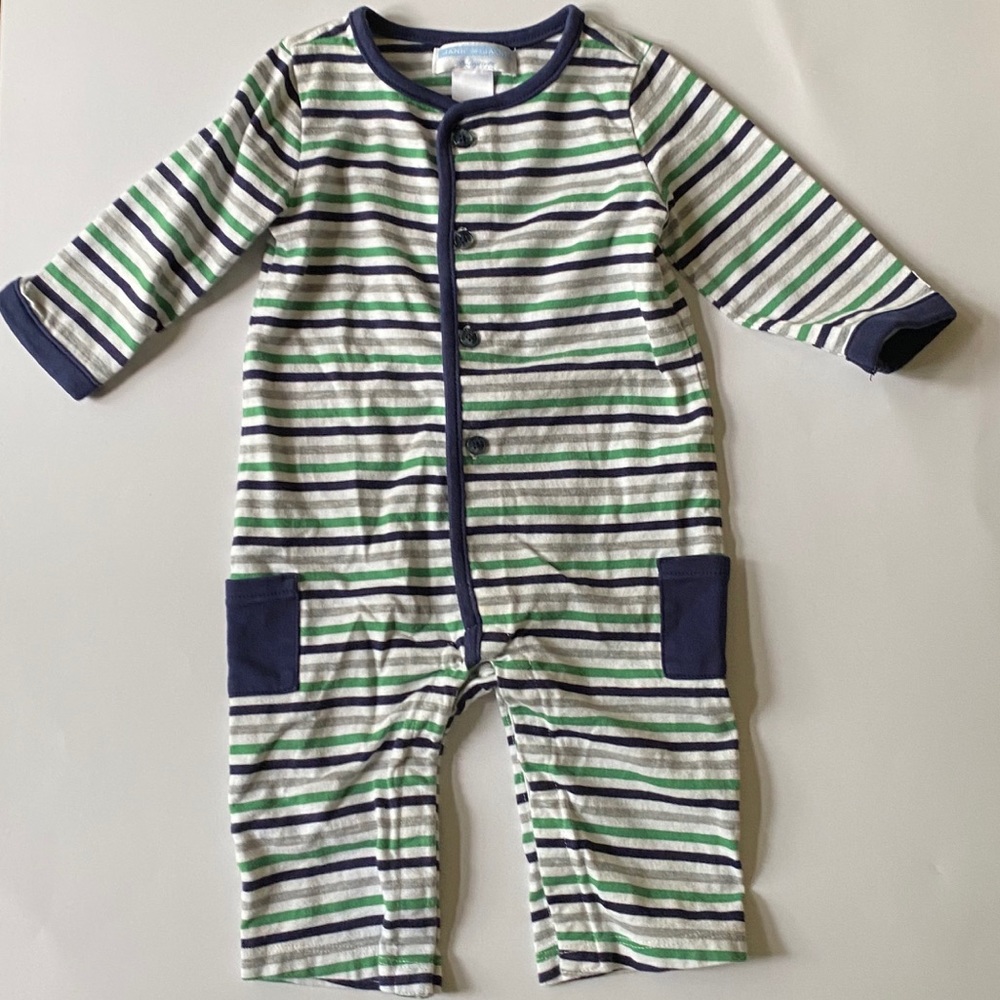 Janie & Jack Striped One Piece